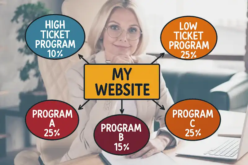 Mix of Affiliate Programs
